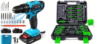 Taladro Inalámbrico + Maletín Destornilladores