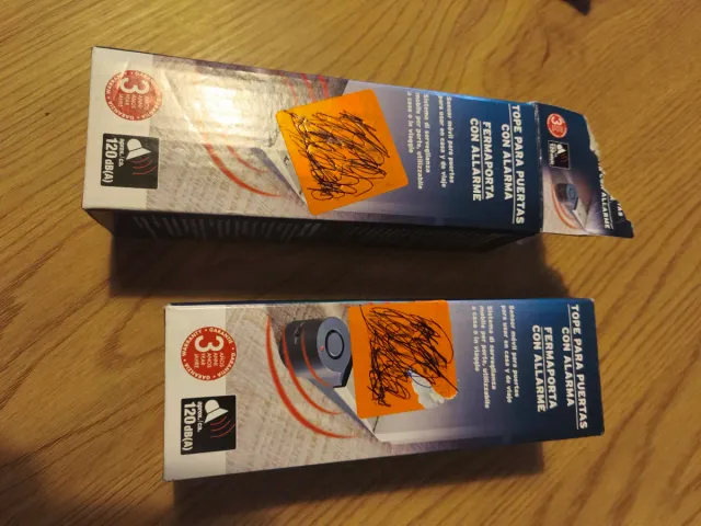 Topes de puerta con alarma 120 dB(A)