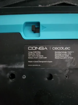 Conga 3490 Elite para piezas.