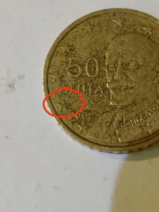 Moneda Grecia 50 céntimos 2002