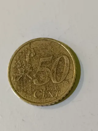 Moneda Grecia 50 céntimos 2002