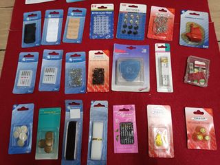 artículos de costura variados