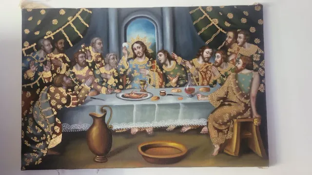 Cuadro al óleo La Última Cena