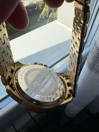 Reloj Cronógrafo Lanscotte Nuevo Dorado