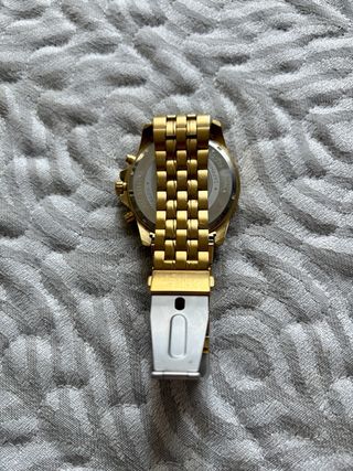 Reloj Cronógrafo Lanscotte Nuevo Dorado