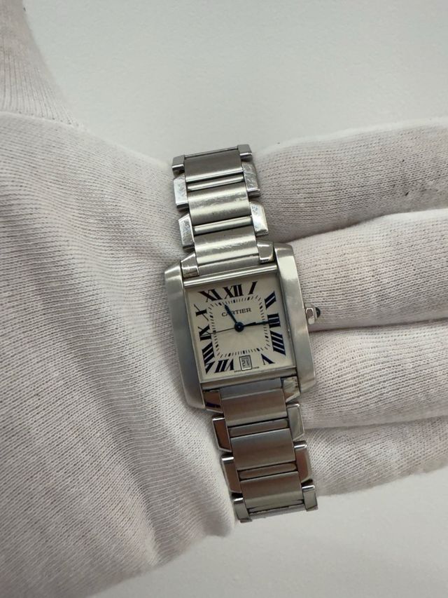 Cartier Tank Francés Grande Plata