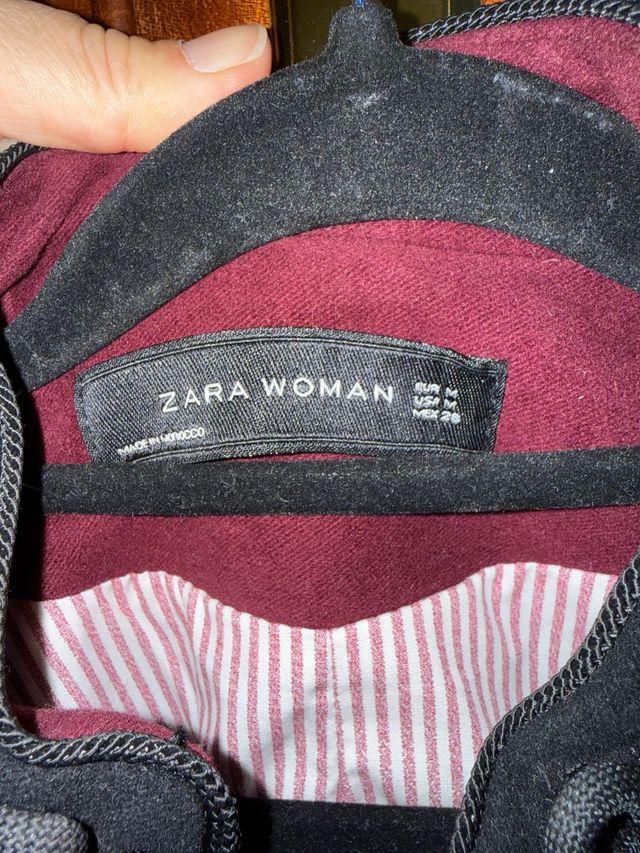 Chaqueta Zara militar negra