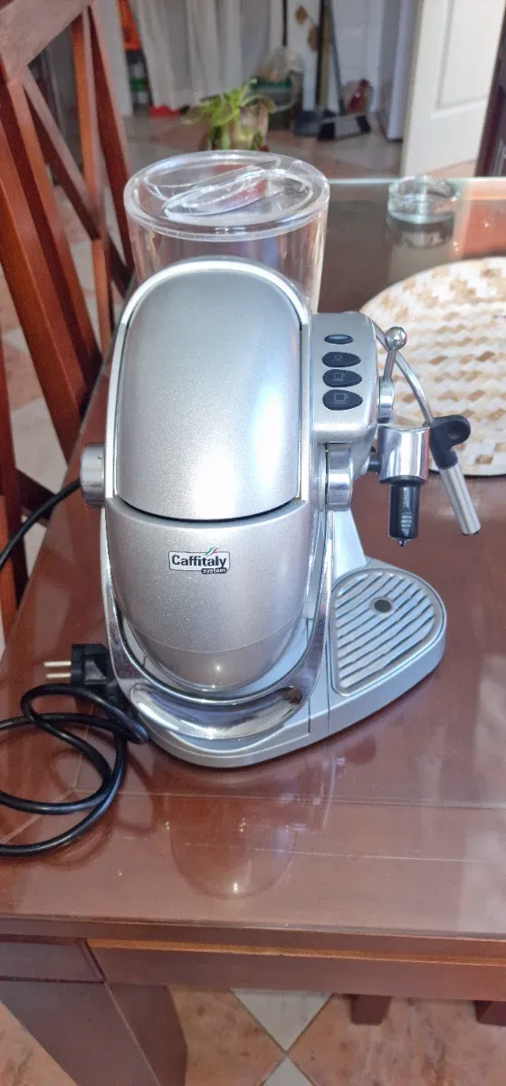 Cafetera Cápsulas Caffitaly Plata