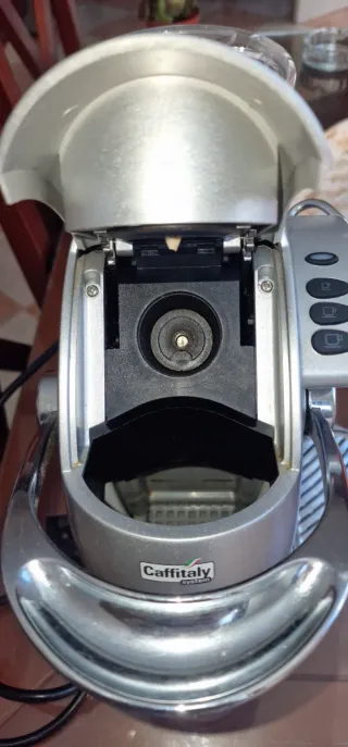 Cafetera Cápsulas Caffitaly Plata