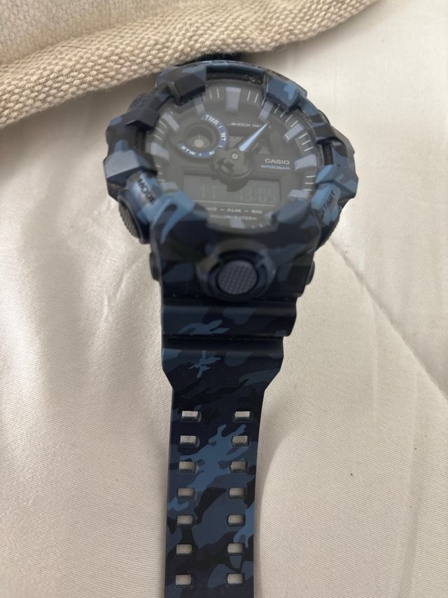 Casio G-Shock Camuflaje Azul