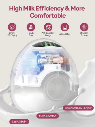 Tiralatte Elettrico Indossabile 4 Modalità 9 Livel