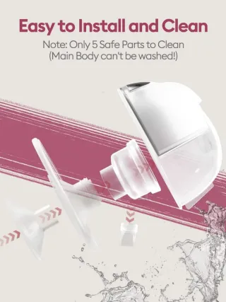 Tiralatte Elettrico Indossabile 4 Modalità 9 Livel