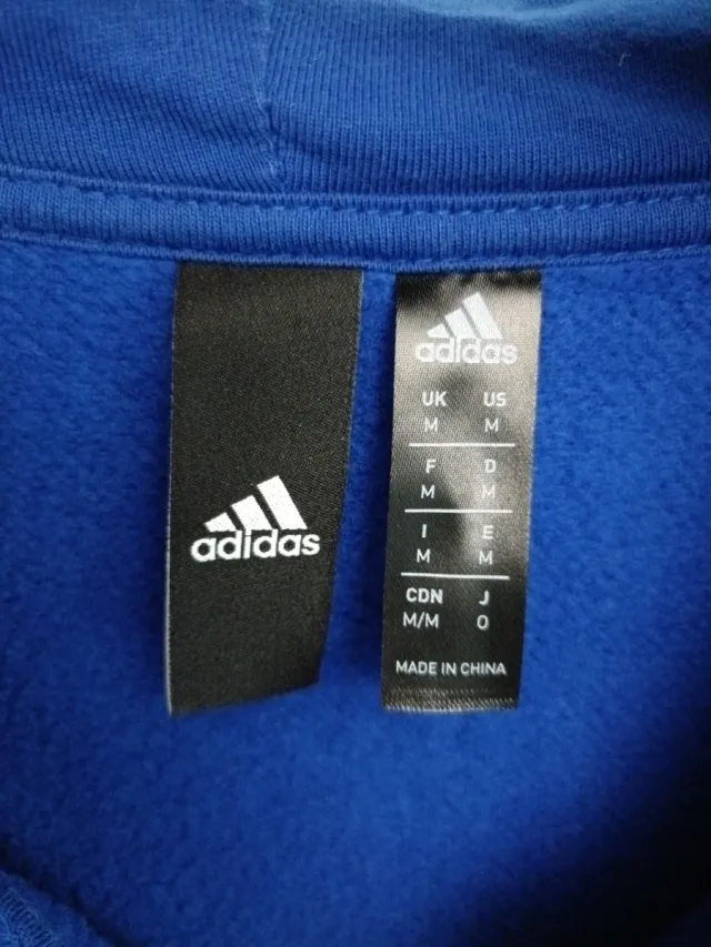 Chaqueta Adidas Azul y Gris
