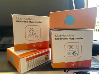 Higrómetro Digital Temperatura Humedad Azul