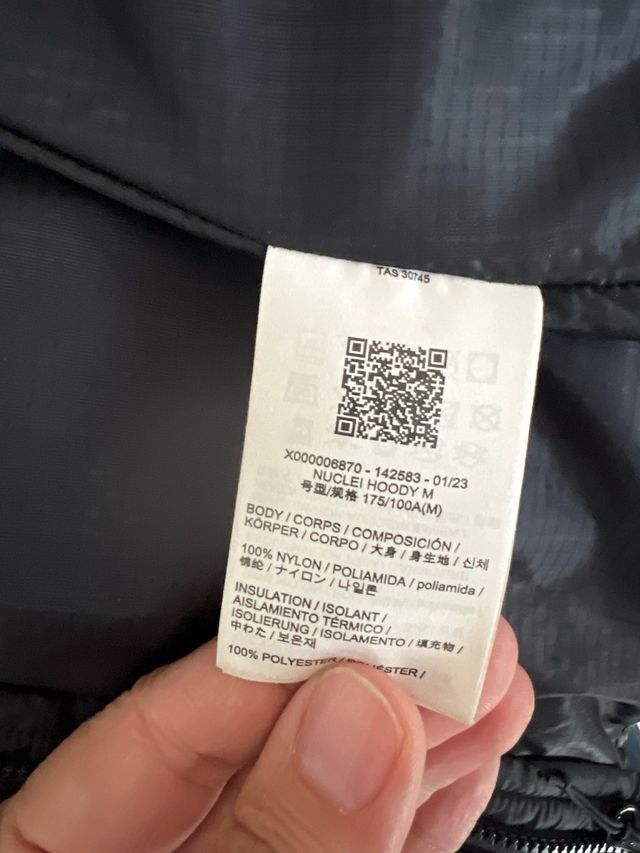 Arcteryx Nuclei Hoody