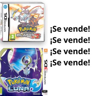 Pokemon Luna y Blanco 2 Nintendo DS/3DS