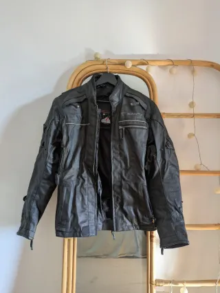 Chaqueta Moto Difi Mujer Negra