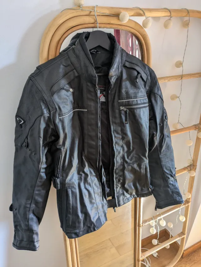 Chaqueta Moto Difi Mujer Negra