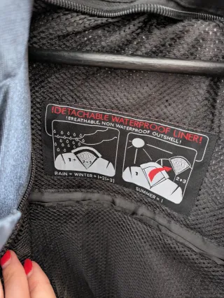 Chaqueta Moto Difi Mujer Negra