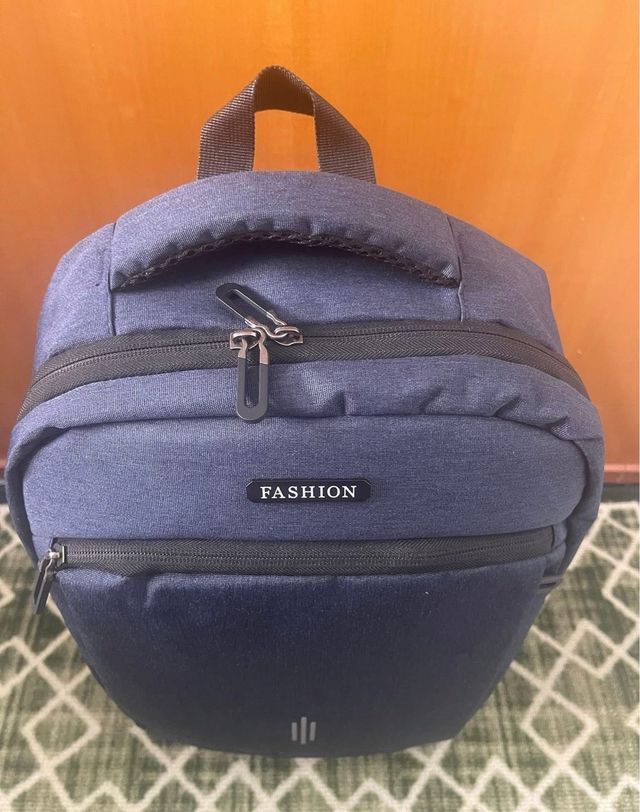 Zaino da viaggio blu marca Fashion