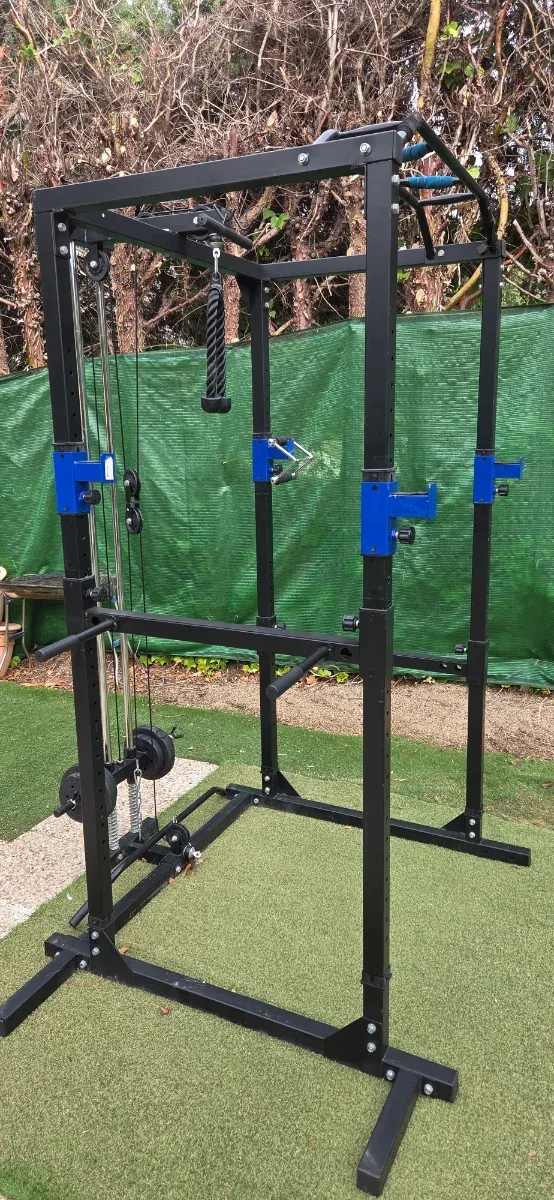 Rack multipower press banca mancuernas barras