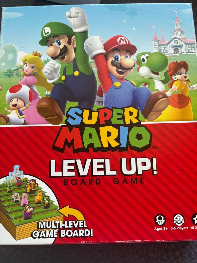 Super Mario Level Up Boardgame