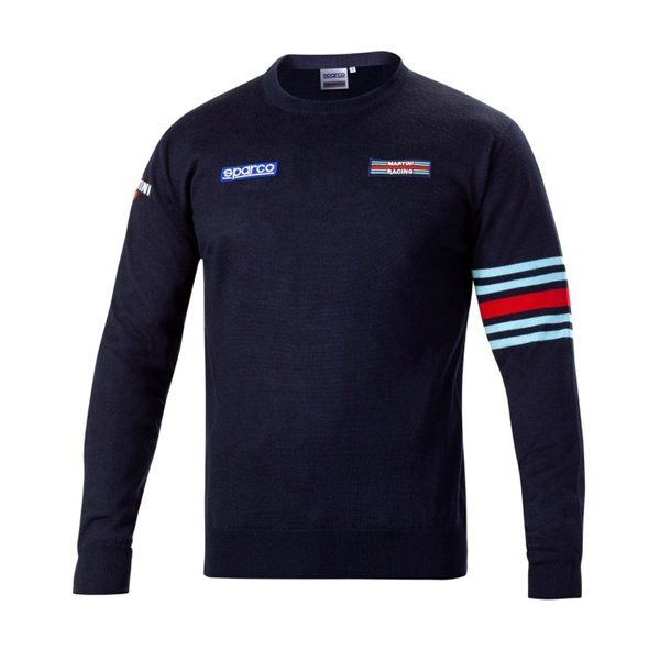 Jersey Sparco Martini Racing Azul Marino Lana
