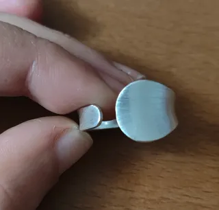 Anillo Geométrico Ajustable Sin Estrenar