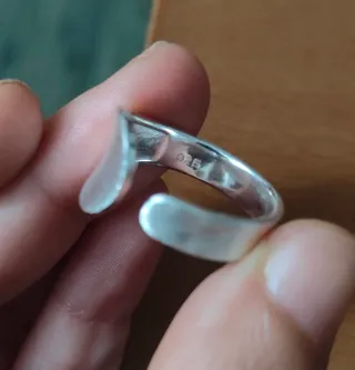 Anillo Geométrico Ajustable Sin Estrenar