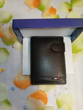 Cartera piel Genuin Leather 255