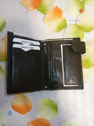 Cartera piel Genuin Leather 255