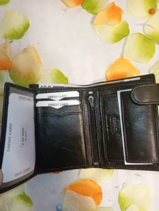 Cartera piel Genuin Leather 255