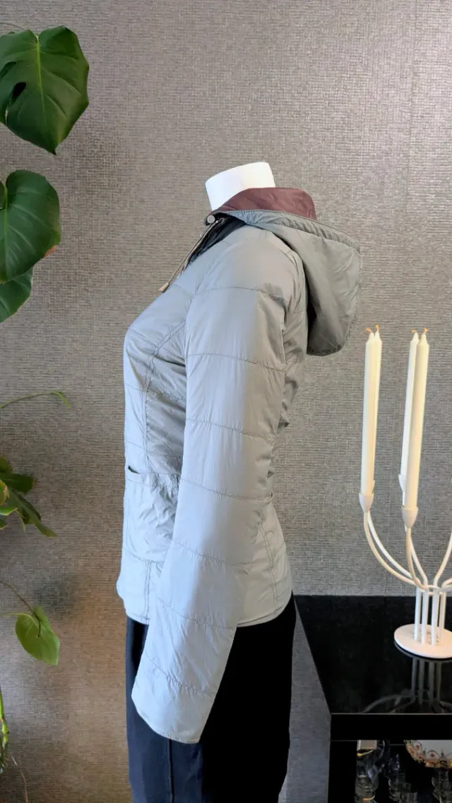 Chaqueta reversible piel auténtica