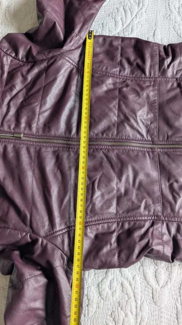 Chaqueta reversible piel auténtica