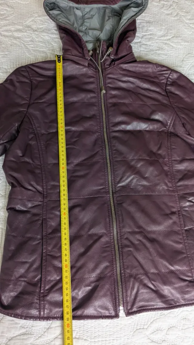 Chaqueta reversible piel auténtica