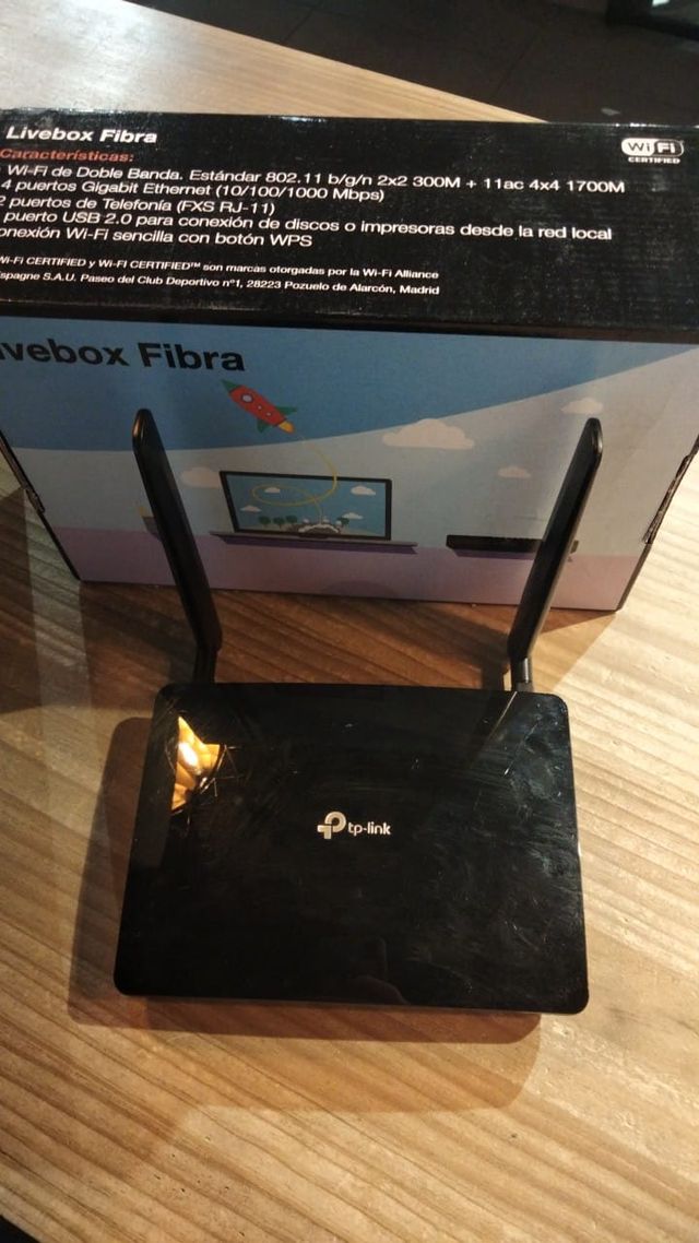 Router TP-Link Livebox Fibra 300 Mbps