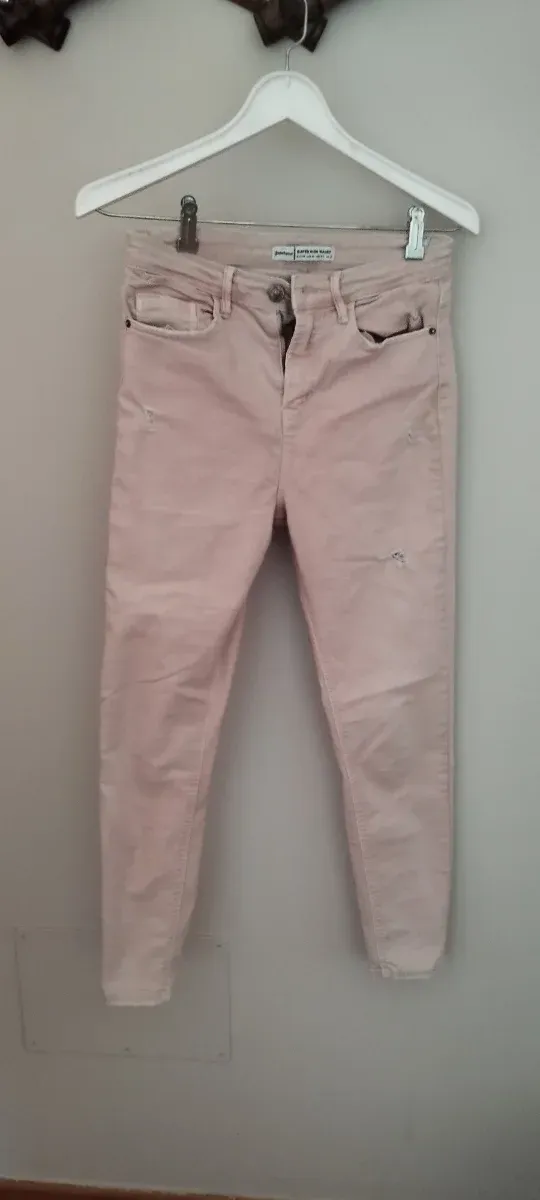 Tejanos rosas desgastados