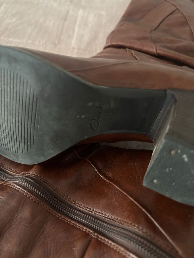 Botas Clark Piel Marrón Talla 39