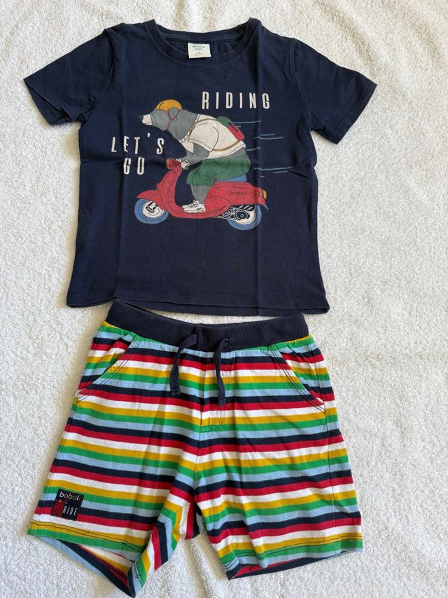 Conjunto Boboli T4 Camiseta y Pantalón Corto