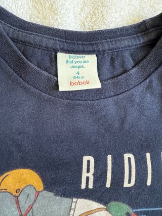 Conjunto Boboli T4 Camiseta y Pantalón Corto