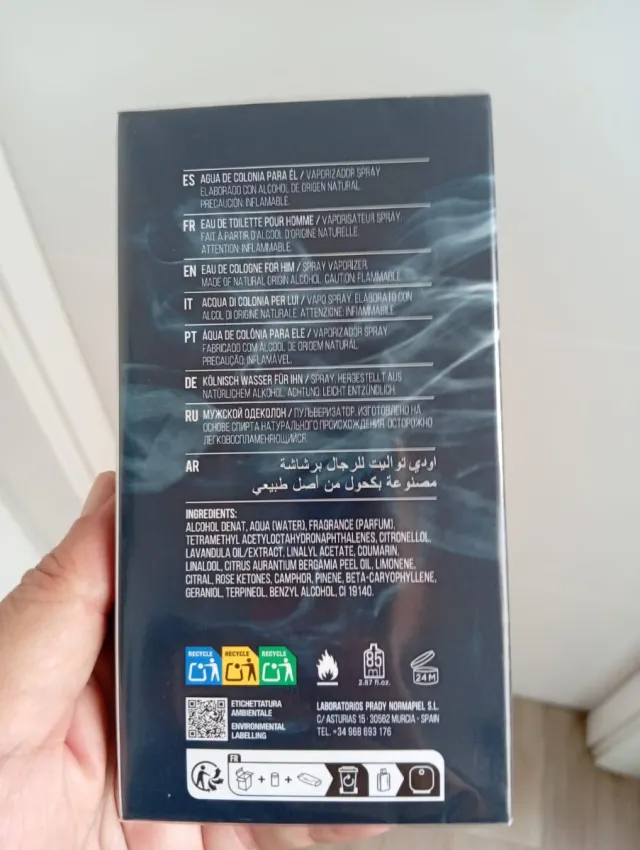 Eau de Toilette Muscle Man Prady 100ml