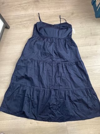 Vestido largo azul con capas - NUEVO