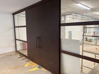 Puertas correderas acero y cristal