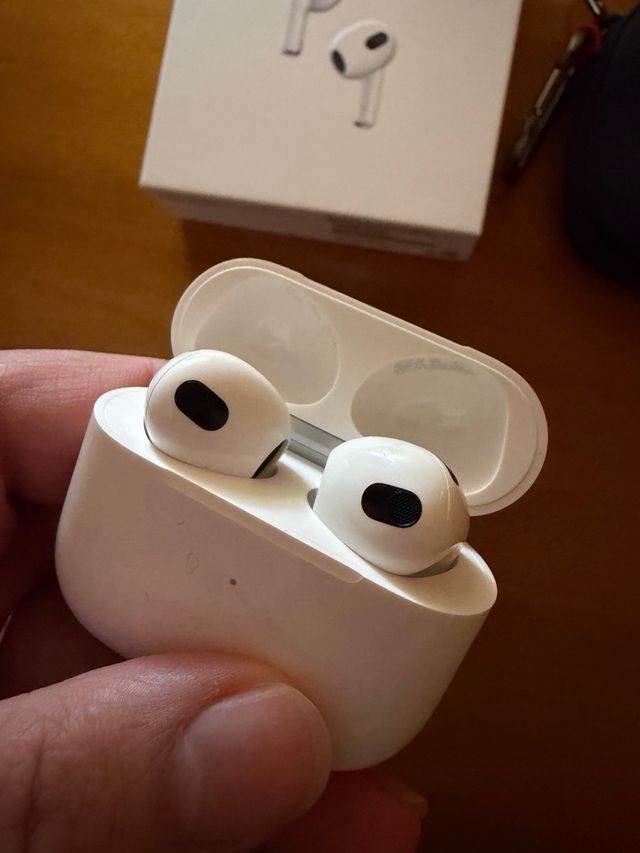 Apple AirPods 3a Gen Custodia Nera