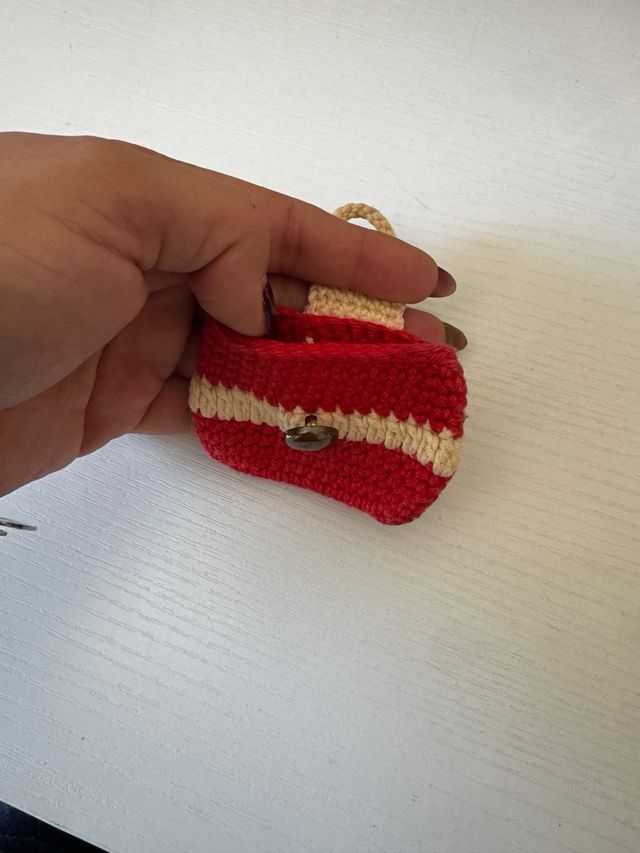 Sacchetto portacuffie uncinetto