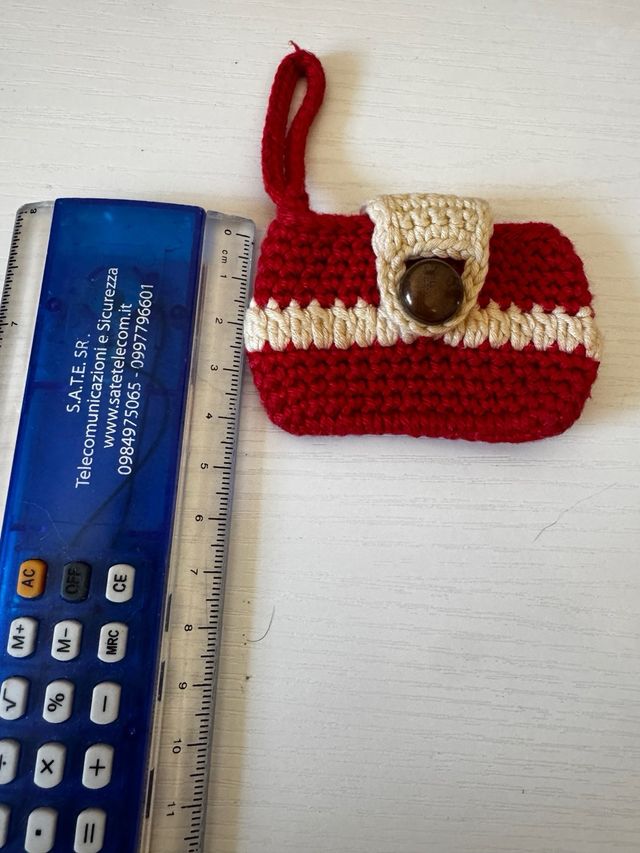 Sacchetto portacuffie uncinetto