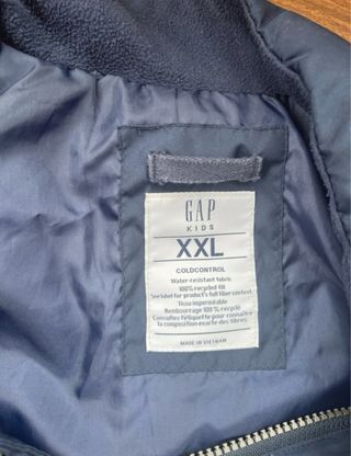 Giacca senza maniche blu