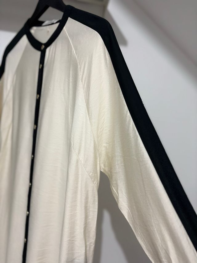 Camisa Lola Casademunt Blanca y Negra