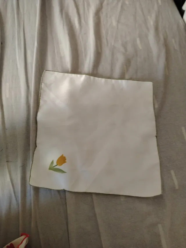 Servilletas de tela con flor