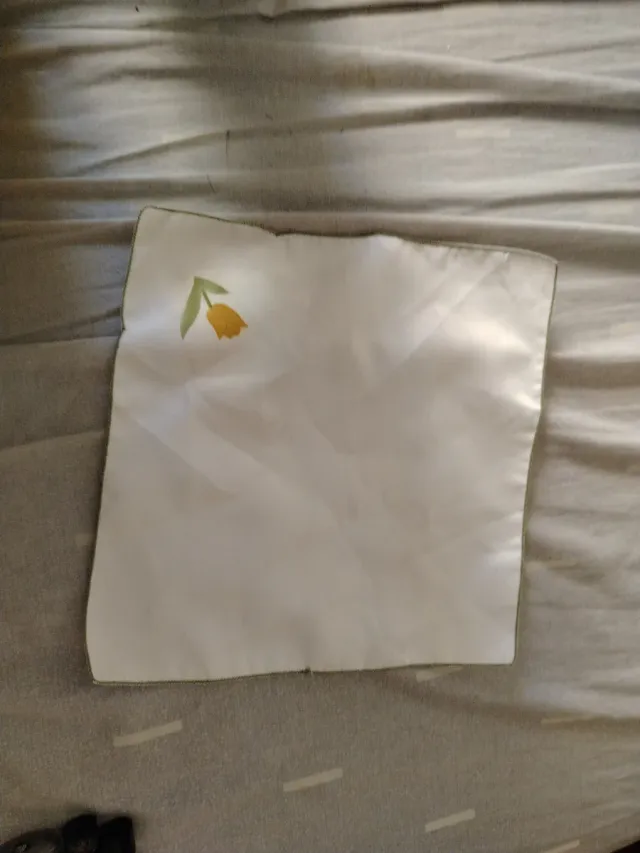 Servilletas de tela con flor